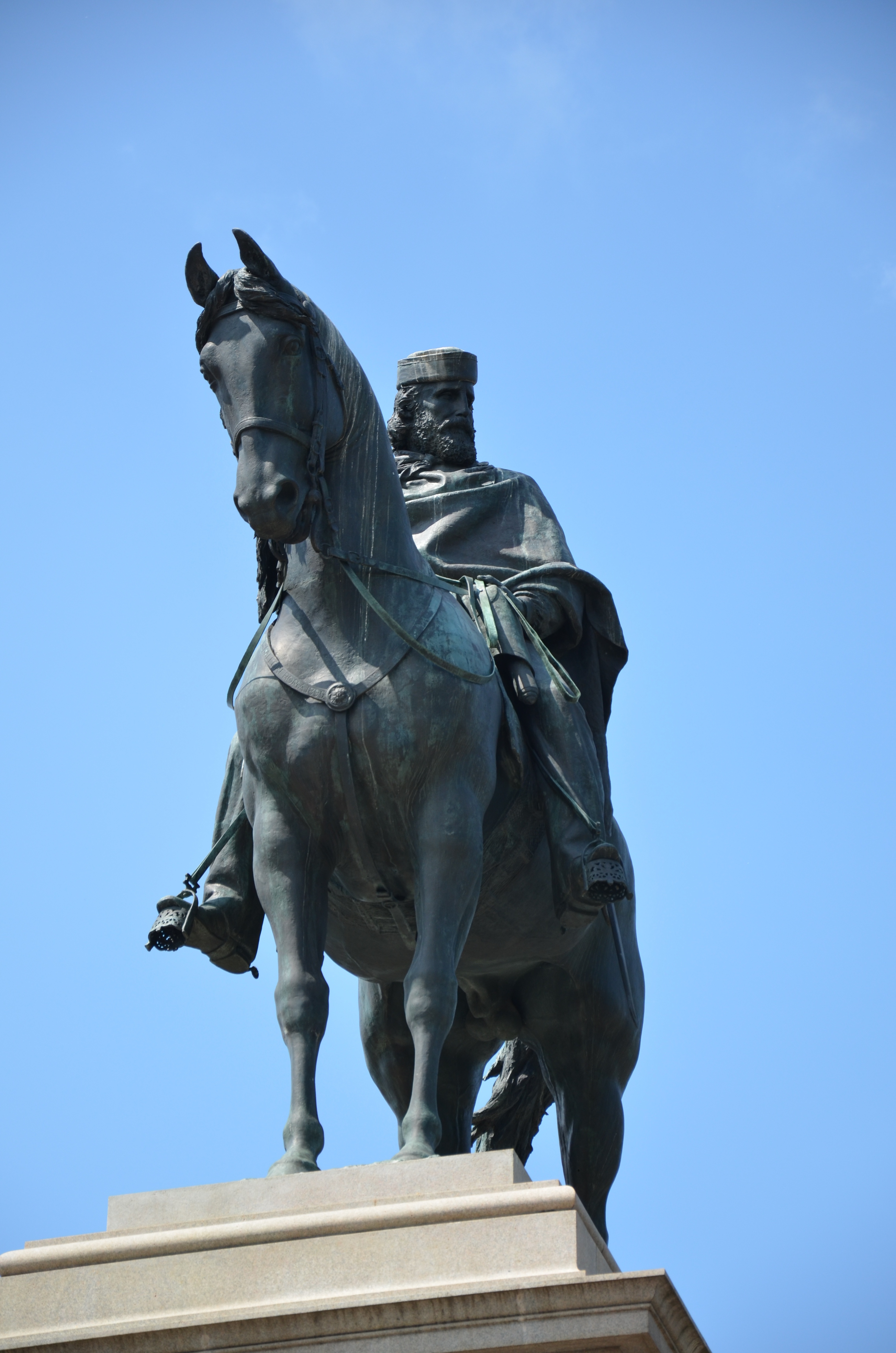 Reiterstatue des Giuseppe Garibaldi