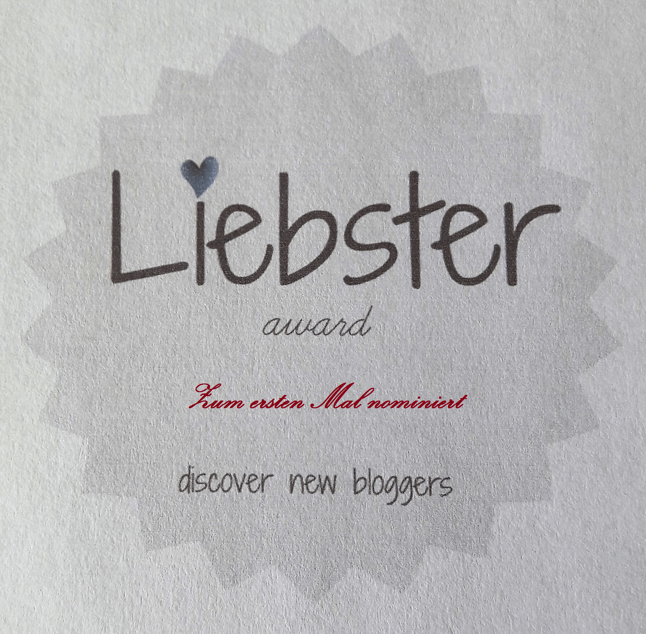 liebster award 1