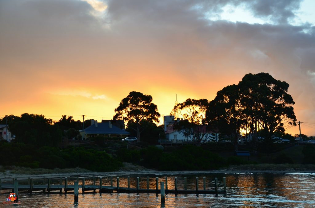 Sonnenuntergang Swansea