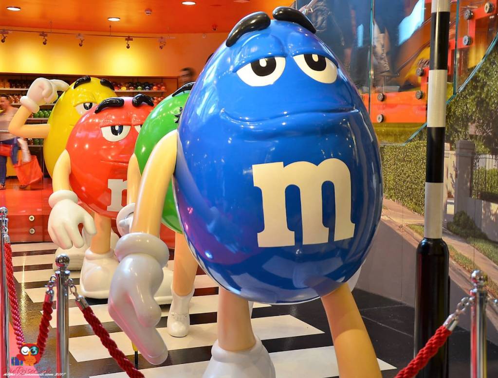 m und m figuren london